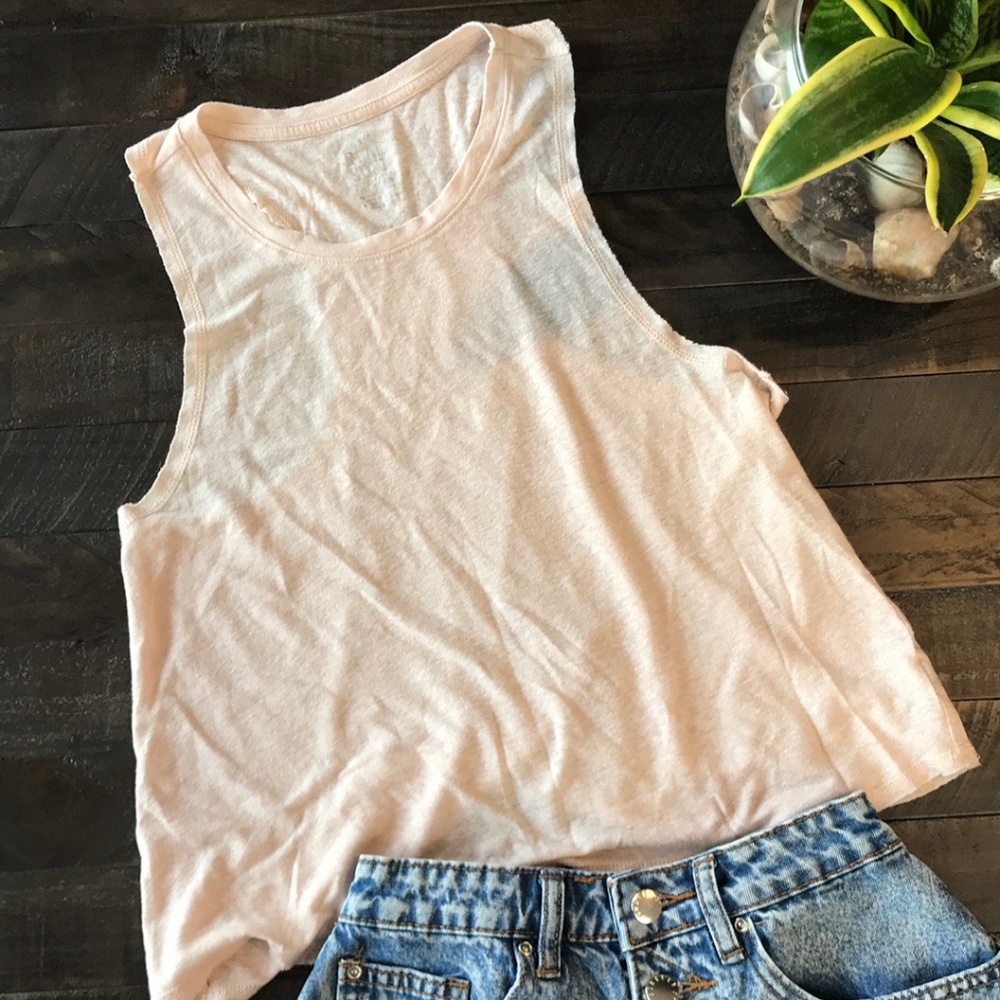 BLUSH PINK TANK TOP / AEO / AERIE